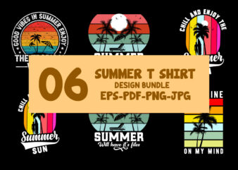 Summer t shirt design bundle, best summer t-shirt design in photoshop 2023, design a summer t shirt with ai art, summer sunset t shirt design with ai art, t shirt