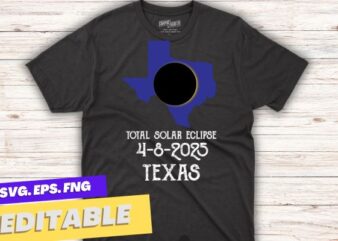 America Totality 04 08 24 Total Solar Eclipse 2024 Texas T-Shirt design vector, Solar Eclipse 2024, astronomy lovers, usa totality april pair, solar eclipse glasses make friends, family smile, solar eclipse gifts, eclipse watchers,