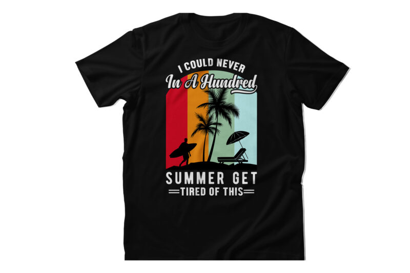 Summer t shirt design bundle