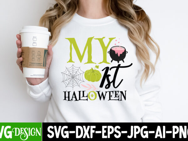 My 1st halloween t-shirt design, my 1st halloween vector t-shirt design, happy halloween t-shirt design, happy halloween vector t-shirt design, boo boo crew t-shirt design, boo boo crew vector t-shirt