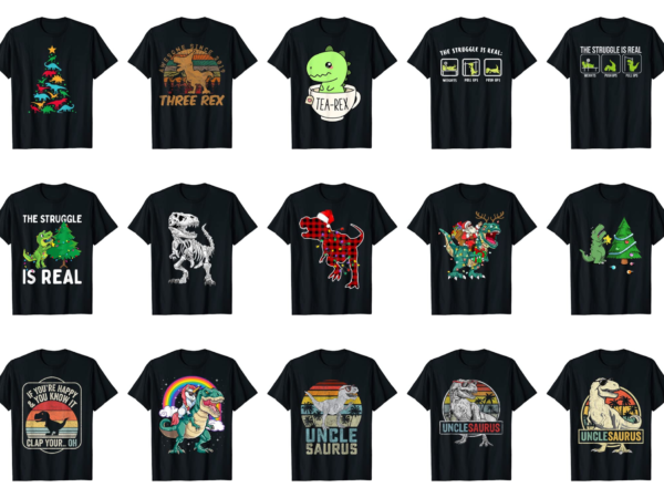 15 dinosaur shirt designs bundle for commercial use part 4, dinosaur t-shirt, dinosaur png file, dinosaur digital file, dinosaur gift, dinosaur download, dinosaur design