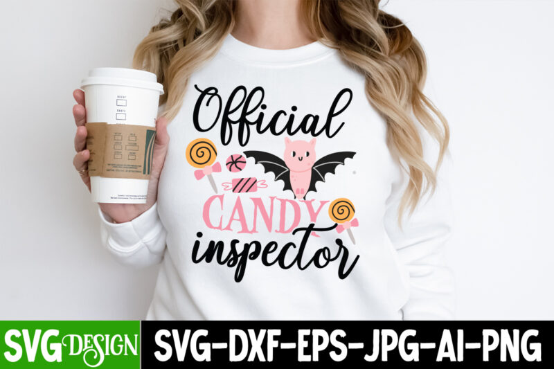 Official Candy Inspector T-Shirt Design , Official Candy Inspector Vector T-Shirt Design, Happy Halloween T-Shirt Design, Happy Halloween Vector t-Shirt Design, Boo Boo Crew T-Shirt Design, Boo Boo Crew Vector