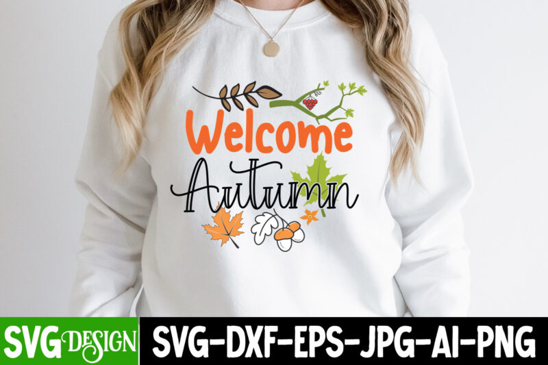 #Fall T-Shirt Design Bundle,#Autumn T-Shirt Design Bundle, Autumn SVG Bundle,Fall SVG Cutting Files, Hello Fall T-Shirt Design, Hello Fall Vector T-Shirt Design on Sale, Autumn Blessing T-Shirt Desgn, Autumn Blessing