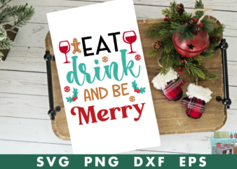 eat drink and be merry svg,