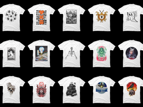 15 skull shirt designs bundle for commercial use part 5, skull t-shirt, skull png file, skull digital file, skull gift, skull download, skull design dbh