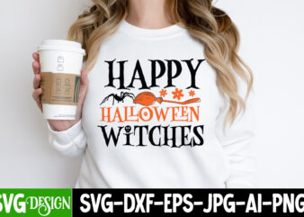 Happy Halloween Witches T-Shirt Design, Boo Boo Crew T-Shirt Design, Boo Boo Crew Vector T-Shirt Design, Halloween SVG Bundle, Retro Halloween Bundle,Spooky Season, Trick Or Treat Svg,Halloween svg,Spooky Vibes Svg,Funny