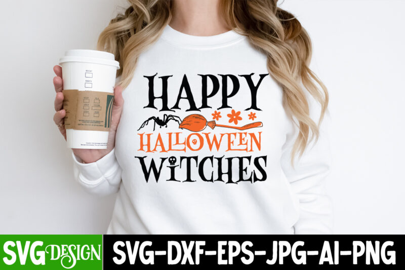 Happy Halloween Witches T-Shirt Design, Boo Boo Crew T-Shirt Design, Boo Boo Crew Vector T-Shirt Design, Halloween SVG Bundle, Retro Halloween Bundle,Spooky Season, Trick Or Treat Svg,Halloween svg,Spooky Vibes Svg,Funny