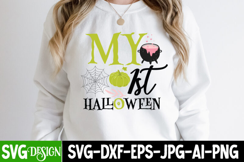 My 1st Halloween T-Shirt Design, My 1st Halloween Vector T-Shirt Design, Happy Halloween T-Shirt Design, Happy Halloween Vector t-Shirt Design, Boo Boo Crew T-Shirt Design, Boo Boo Crew Vector T-Shirt