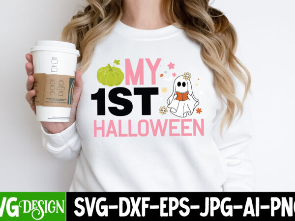 My 1st halloween t-shirt design, my 1st halloween vector t-shirt design, witches be crazy t-shirt design, witches be crazy vector t-shirt design, happy halloween t-shirt design, happy halloween vector t-shirt