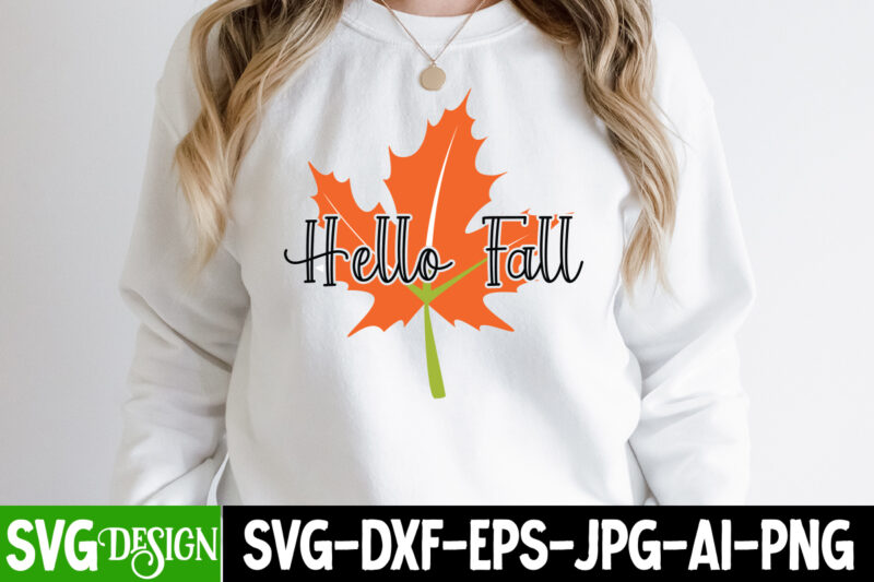 Hello Fall T-Shirt Design, Hello Fall Vector t-Shirt Design, Autumn Blessing T-Shirt Desgn, Autumn Blessing Vector T-Shirt Design, Fall SVG Bundle, Fall Svg, Autumn Svg, Thanksgiving Svg, Fall Svg Designs,