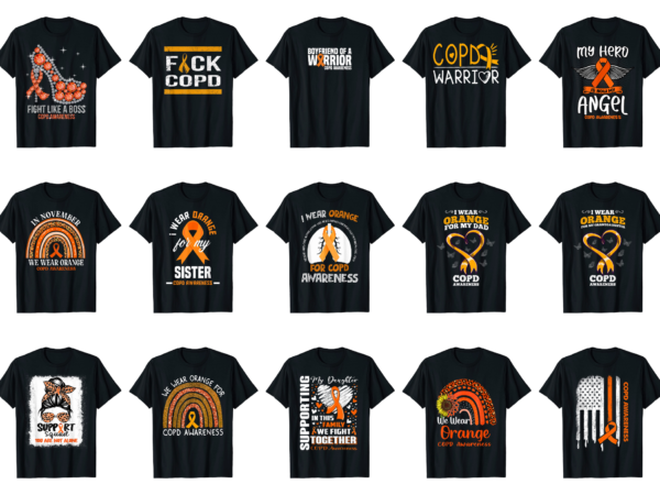 15 copd awareness shirt designs bundle for commercial use part 5, copd awareness t-shirt, copd awareness png file, copd awareness digital file, copd awareness gift, copd awareness download, copd awareness design