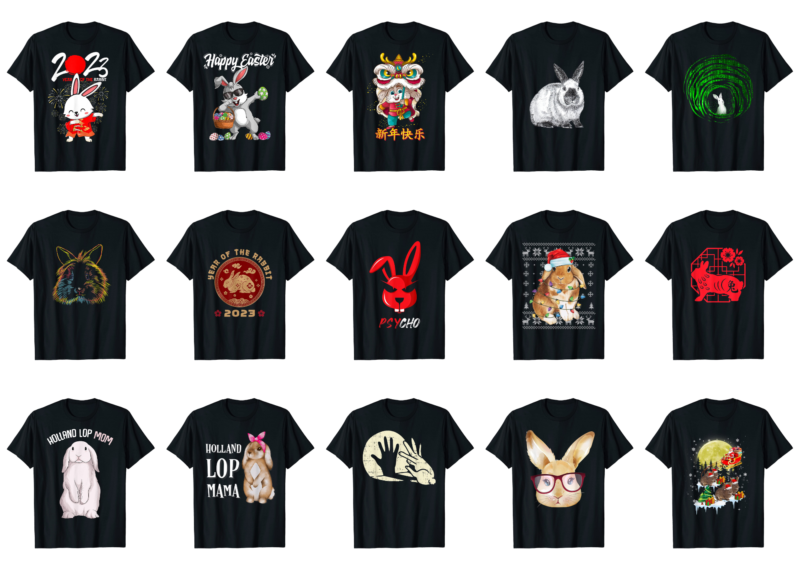 15 Rabit Shirt Designs Bundle For Commercial Use Part 3, Rabit T-shirt, Rabit png file, Rabit digital file, Rabit gift, Rabit download, Rabit design