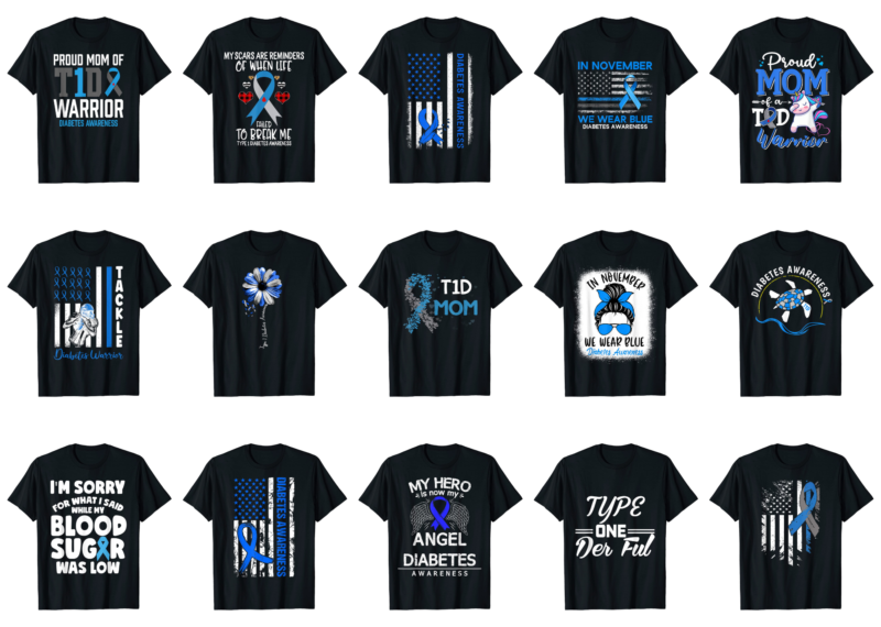 15 Diabetes Awareness Shirt Designs Bundle For Commercial Use Part 5, Diabetes Awareness T-shirt, Diabetes Awareness png file, Diabetes Awareness digital file, Diabetes Awareness gift, Diabetes Awareness download, Diabetes Awareness design