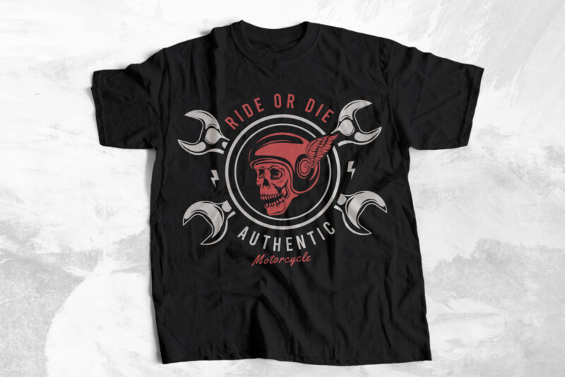 Vintage Motorcycle Vector Graphic T-shirt Designs Bundle