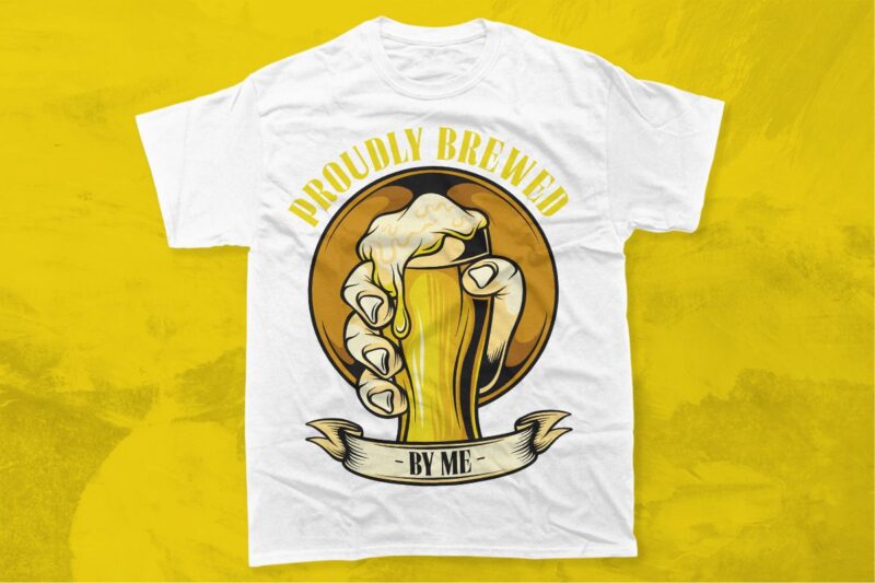 Beer Alcoholic Drink T-shirt Designs Vector Bundle, Beer quotes t shirt design