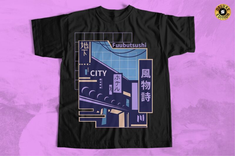 Japanese Urban Street Culture T-shirt Designs PNG Bundle, Japanese Anime Streetwear T-shirt Designs Bundle, Japanese T-shirt Designs for Print on Demand