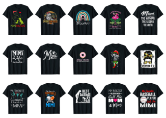 15 Mimi Shirt Designs Bundle For Commercial Use Part 4, Mimi T-shirt, Mimi png file, Mimi digital file, Mimi gift, Mimi download, Mimi design