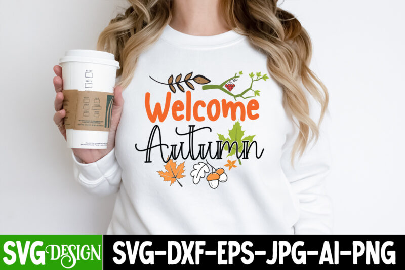 #Fall T-Shirt Design Bundle,#Autumn T-Shirt Design Bundle, Autumn SVG Bundle,Fall SVG Cutting Files, Hello Fall T-Shirt Design, Hello Fall Vector T-Shirt Design on Sale, Autumn Blessing T-Shirt Desgn, Autumn Blessing