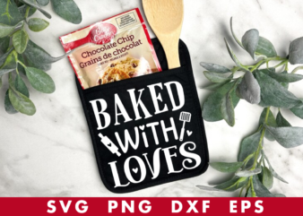 baked with loves svg