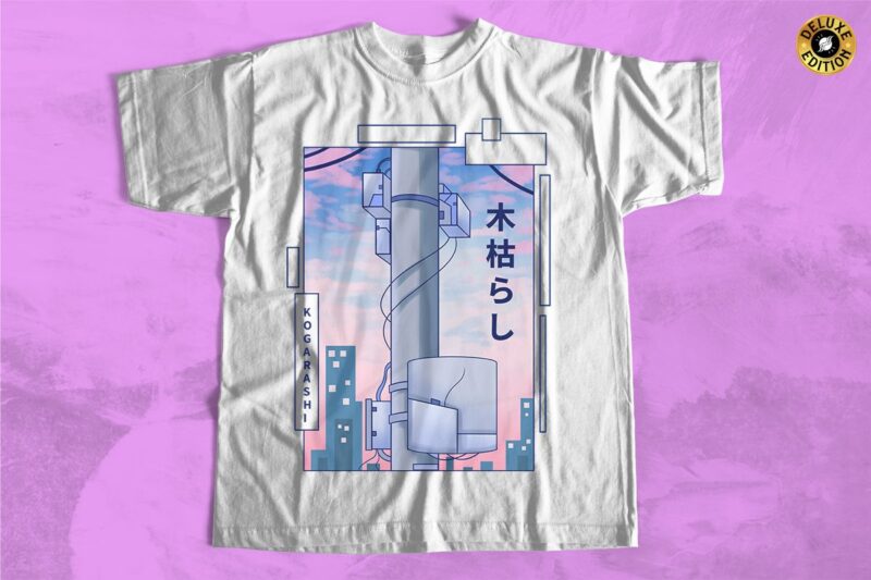 Japanese Urban Street Culture T-shirt Designs PNG Bundle, Japanese Anime Streetwear T-shirt Designs Bundle, Japanese T-shirt Designs for Print on Demand