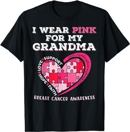 15 Breast Cancer Awareness For Grandma Shirt Designs Bundle For Commercial Use Part 4, Breast Cancer Awareness T-shirt, Breast Cancer Awareness png file, Breast Cancer Awareness digital file, Breast Cancer