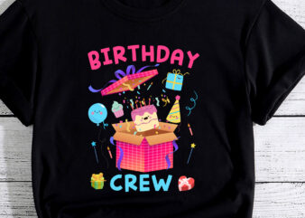 Birthday Crew T-Shirt Birthday Squad T-Shirt Boys Girls Kids T-Shirt PC