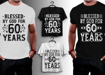 Blessed By God Birthday T-Shirt Design