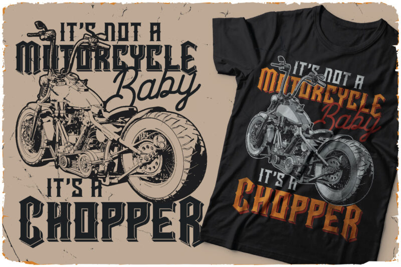 Hell Rider Font and 10 t-shirt designs