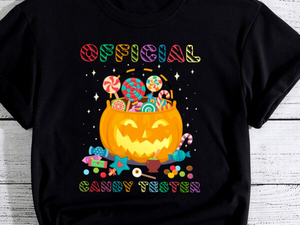 Candy tester lollipop sweets gift halloween kids pc t shirt vector file