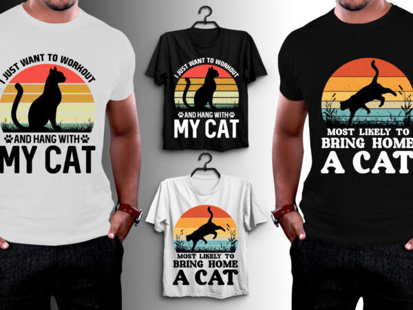 Cat t-shirt design