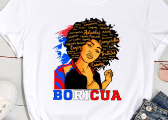 City State Puerto Rico Flag Boricua Puerto Rican Women Girl PC t shirt vector file