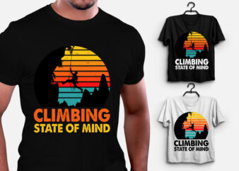 Climbing State of Mind T-Shirt Design