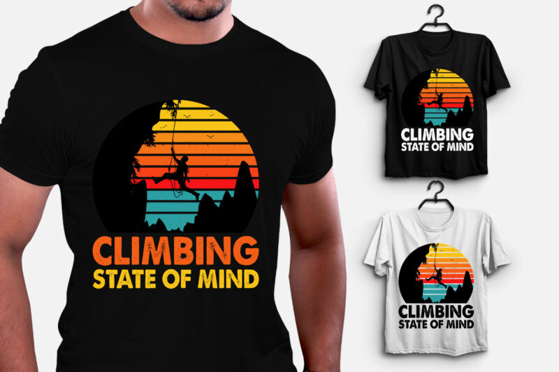 Climbing State of Mind T-Shirt Design