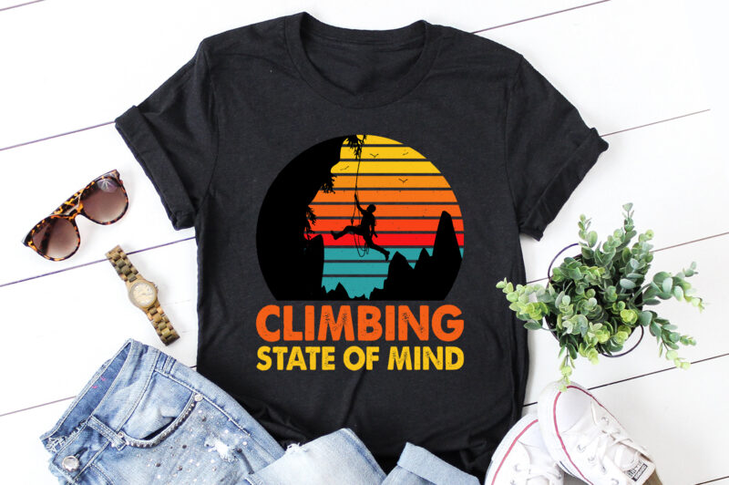 Climbing State of Mind T-Shirt Design