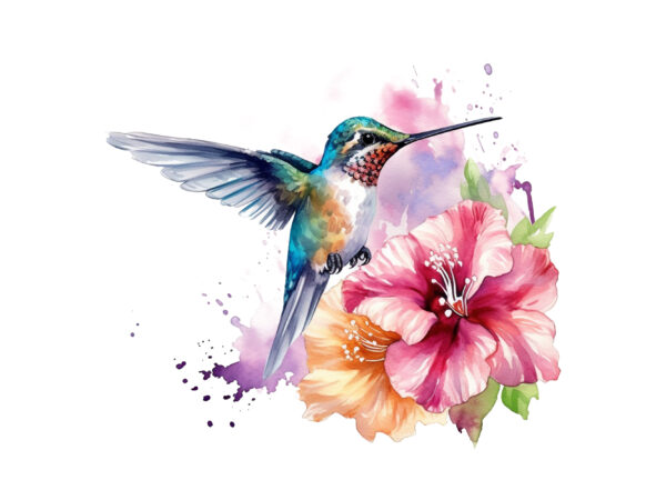 Fairy hummingbird png t shirt graphic design