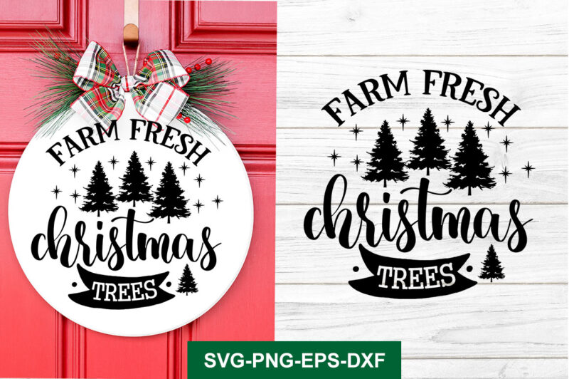 Christmas Round Sign SVG Bundle