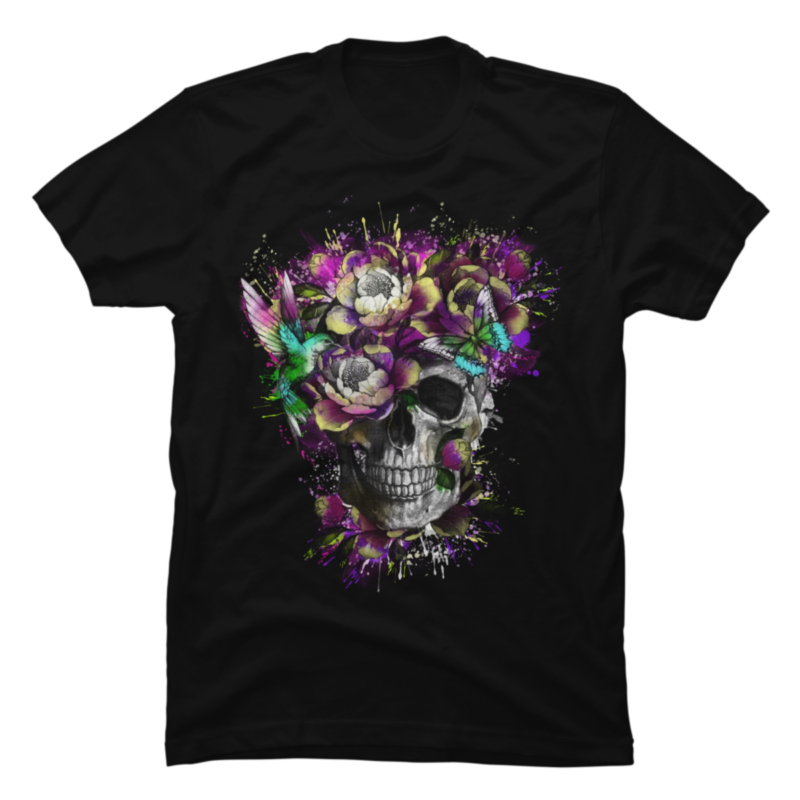 15 Skull Shirt Designs Bundle For Commercial Use Part 8, Skull T-shirt ...