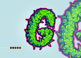 G letter emblem organic cannabis smoke