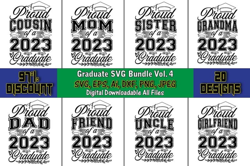 Graduate SVG Bundle Vol. 4, Graduate,Graduate svg,Graduate t-shirt,Graduate design,Graduate svg design,Graduate t-shirt design,Graduate bundle, Graduation svg Bundle, Graduation svg, Graduation svg vector, Graduation vector, Graduation t-shirt, Graduation t-shirt design,Senior 2023