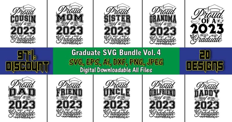 Graduate SVG Bundle Vol. 4, Graduate,Graduate svg,Graduate t-shirt,Graduate design,Graduate svg design,Graduate t-shirt design,Graduate bundle, Graduation svg Bundle, Graduation svg, Graduation svg vector, Graduation vector, Graduation t-shirt, Graduation t-shirt design,Senior 2023