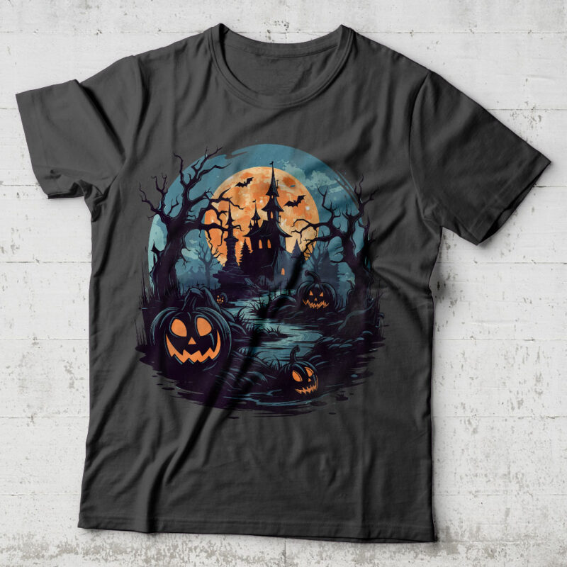 Halloween t-shirt design 44