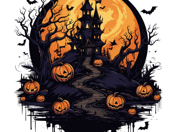 Halloween t-shirt design 50