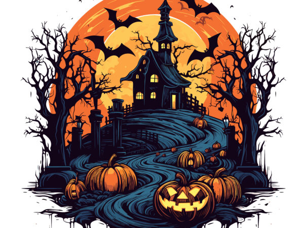 Halloween t-shirt design 55