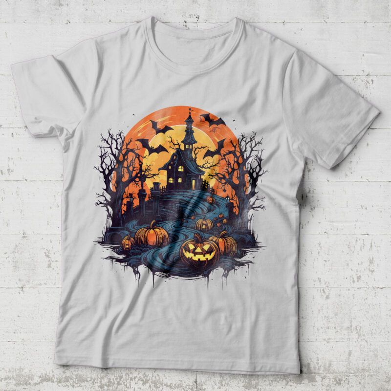Halloween t-shirt design 55