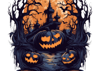 Halloween t-shirt design 58