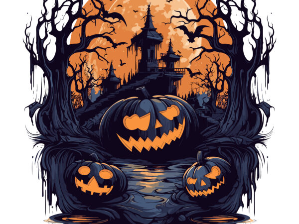 Halloween t-shirt design 58