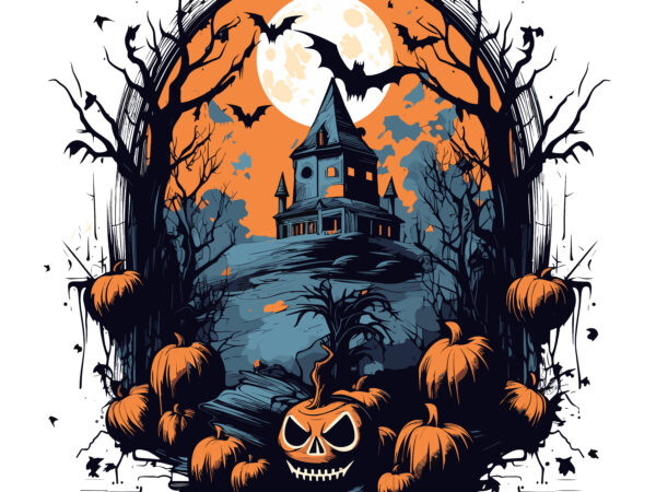 Halloween t-shirt design 60