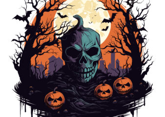 Halloween t-shirt design 70
