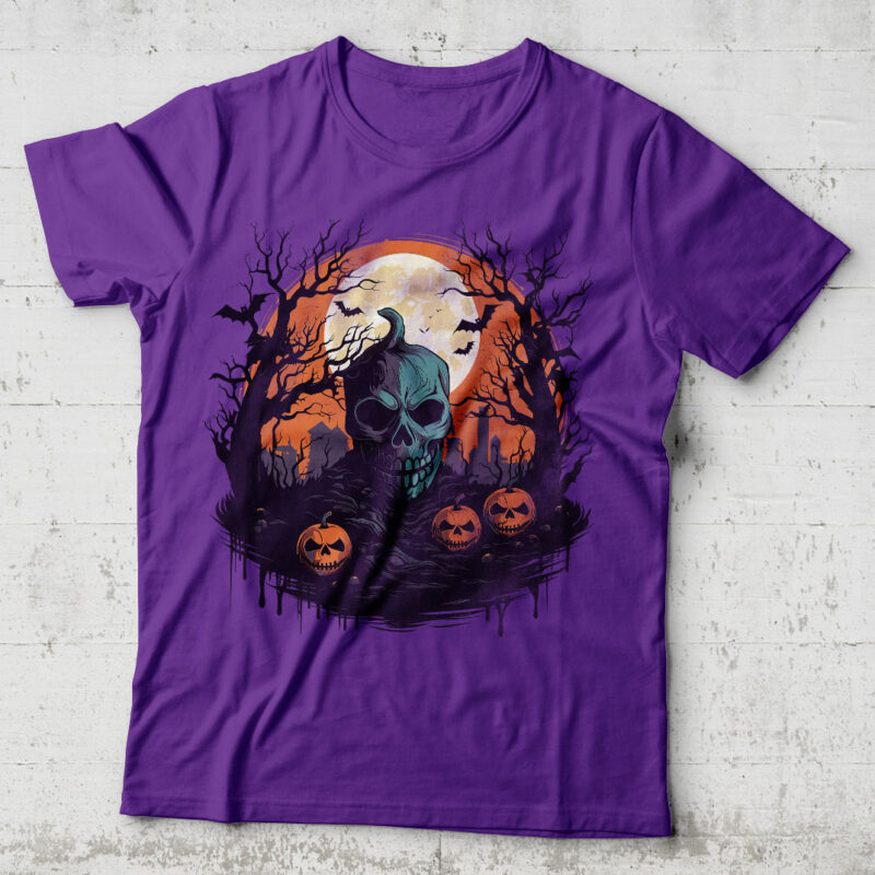 Halloween t-shirt design 70