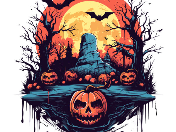 Halloween t-shirt design 76
